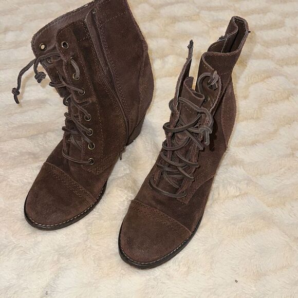 Steve Madden Gretell brown heeled boots | Sz 7.5 - Picture 7 of 9
